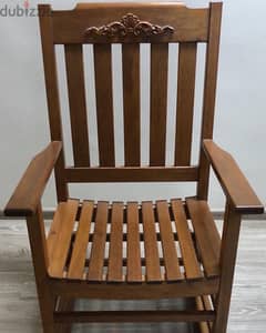 Wooden racking chair