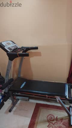 Treadmill and abs bench for sale