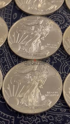 20 pc American Eagle One Dollar Silver Coins 2015