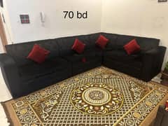 Good condition corner type sofa set