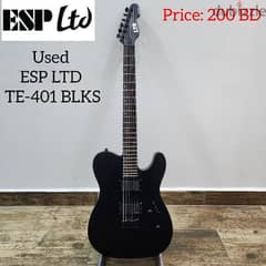 Used ESP LTD TE-401 BLKS available in stock.