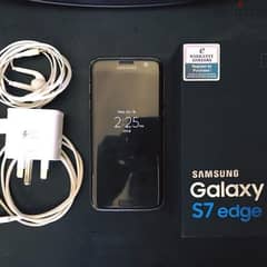 Galaxy S7 edge black onyx (complete box) First owner