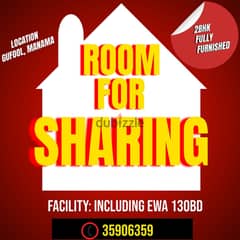 Fully Furnished Sharing Room With EWA For Executive Bachelor/Couples