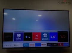 Samsung 43” smart tv 4K UHD 7 series