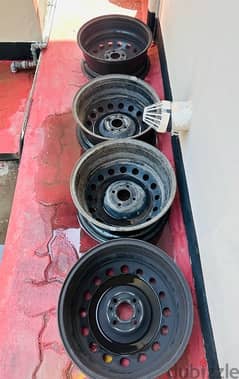 Renault 4 Rim and Tyers with good Condition