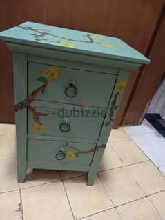 small table with cupboard