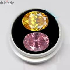 High carbon diamonds / Cubic zirconia Gemstones