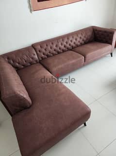 Brown sofa