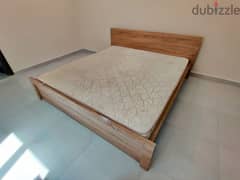 Bed with mattress for sale 20bd