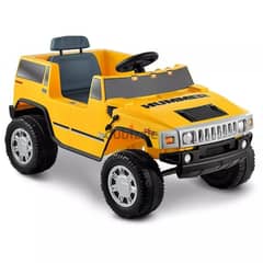 Kid Motorz 6V Hummer H2 Powered Ride-On - Yellow Color 0