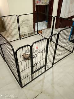 DOG CAGE WITH ACCESSORIES AND DRY FOOD BD 25