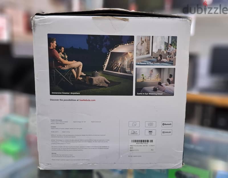 New Smart 4K WIFI Projector Portable (Watch Anywhere) Dolby Speaker 4