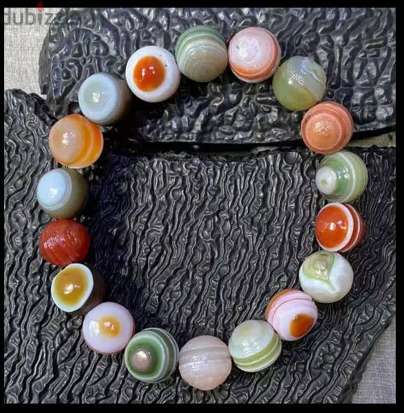 Gobi Mongolian Agate Gemstones crystals bracelets عقيق القوبي 0