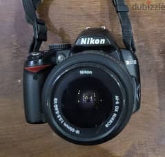 nikon dslr d3000 with 18-55 VR lens
