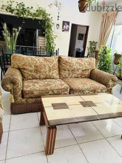 3 Pieces Sofa Set with Table for Sale!!