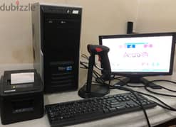 pos software and desktop computers