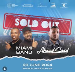 Miami and ahmed saad tickets