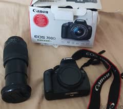 Canon 700D with zoom lens