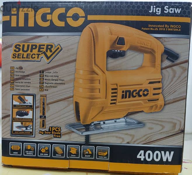 DIY JigSaw INGCO saw machine sawing wood cutting tool منشار 2