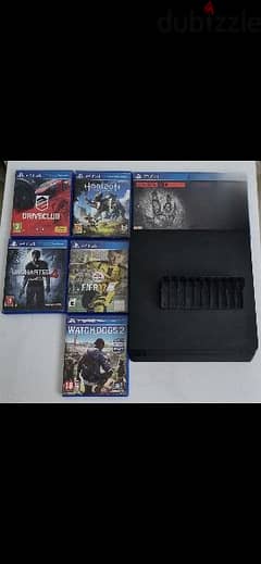 PS4 BUNDLE - (With 6 Games, 1 Conroller and a Game Stand)