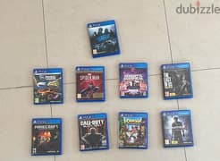 9 PlayStation 4 CD’s for 24 BD ONLY