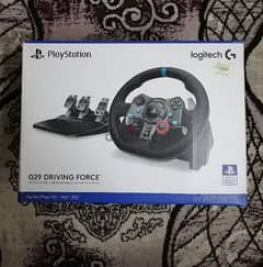 logitech g29 steering wheel with box in excellent condition