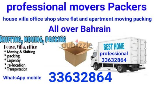 WhatsApp 33632864 professional movers Packers company in Bahrain