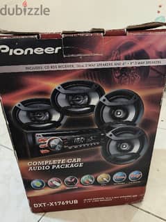 Pioneer MP3 , usb player and speaker set brand new