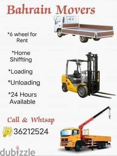 Manama Mover loading and unloading six wheel for rent 36212524