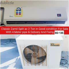 Classic zamil 3 ton split ac and other acss for sale with fixing