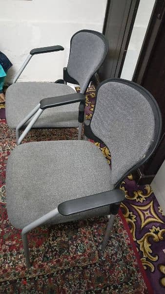 2 chers nice condition with carpet urgent sale. call 39579373 1