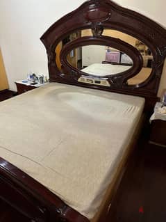 Double Bed with dressing and side tables 0