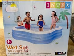 Intex Inflatable Swimming Pool 2.29x2.29 meter 0