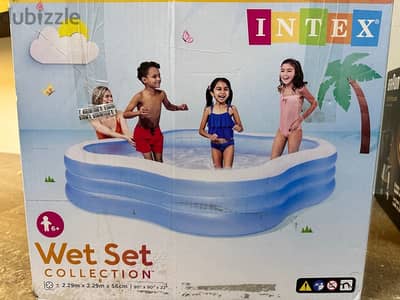 Intex Inflatable Swimming Pool 2.29x2.29 meter