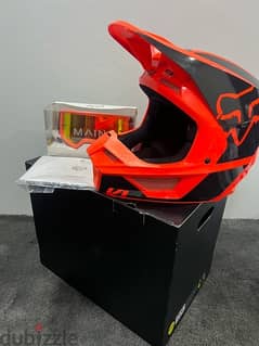 Fox Helmet and Goggles