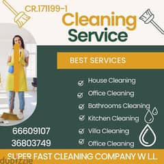 Cleaning services plus you can get laundry