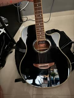 Yamaha apx 700 guitar with case 0