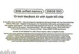 Apple MacBook Air - M3 (Brand new - sealed) 0
