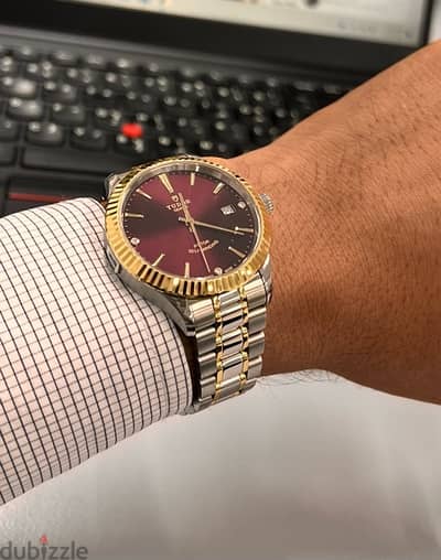 Tudor Gold and Diamond watch 38mm