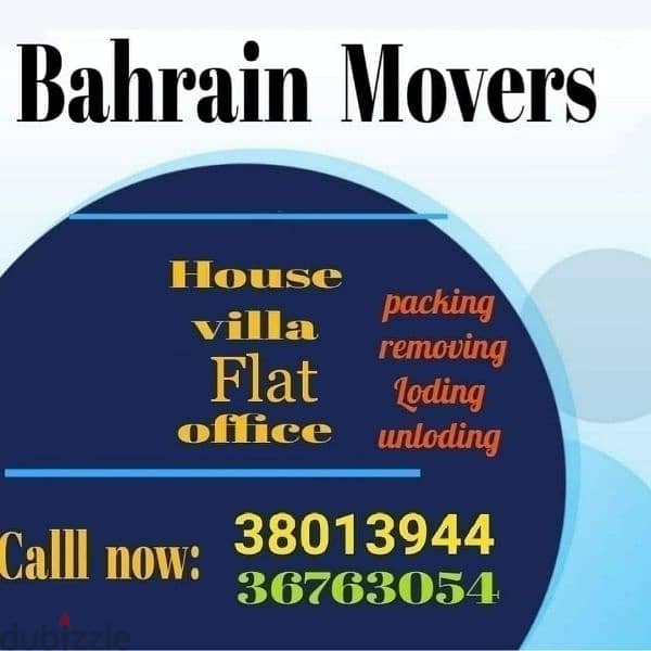 Bahrain mover packer and transports 0