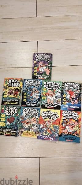 Captain Underpants 9 books bundle