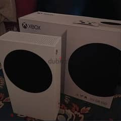 Xbox Series S with controller and box