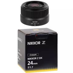 Nikon Z 24mm f1.7 DX lens (Under warranty) 0