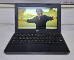 DELL ChromeBook (Built-in Play Store) 11.6"HD Display Good Battery Ba 0