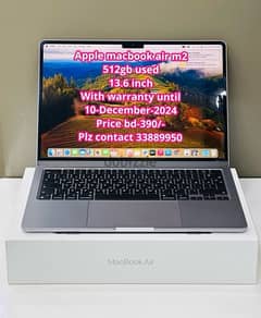 apple MacBook Air m2 512gb used 13.6 inch
