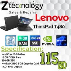Lenovo ThinkPad T480 I7