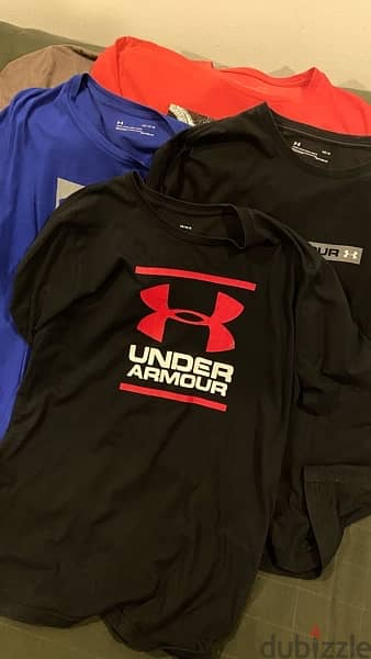 Under Armor t-shirts and polo 0