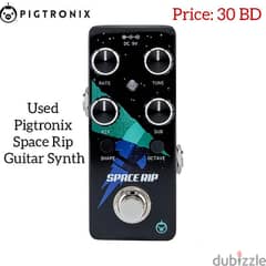 Used Pigtronix Space Rip Guitar Synth available in stock.