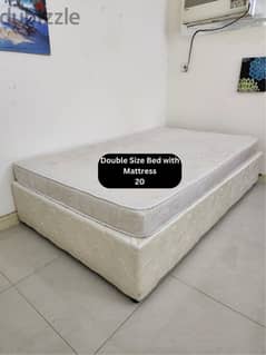 Double Size Bed with Mattress