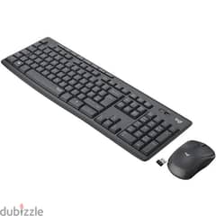 Logitech MK295 Wireless Keyboard + Mouse Combo Black English/Arabic 0